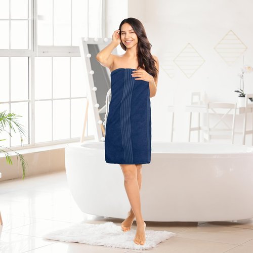 Utopia Towels Luxurious Bath Towels Set, 27 x 54 Inches 100% Ring Spun Cotton, 4 Pack Navy Blue