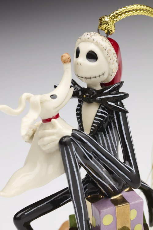 Lenox 897598 Nightmare Before Christmas Santa Jack Skellington Ornament, Christmas, Holiday Decorations