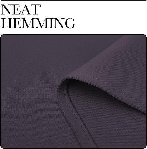 NICETOWN Greyish Purple Blackout Curtains - Thermal Insulated Drapes for Small Windows | 54" Length, 34" Wide, 2 Panels