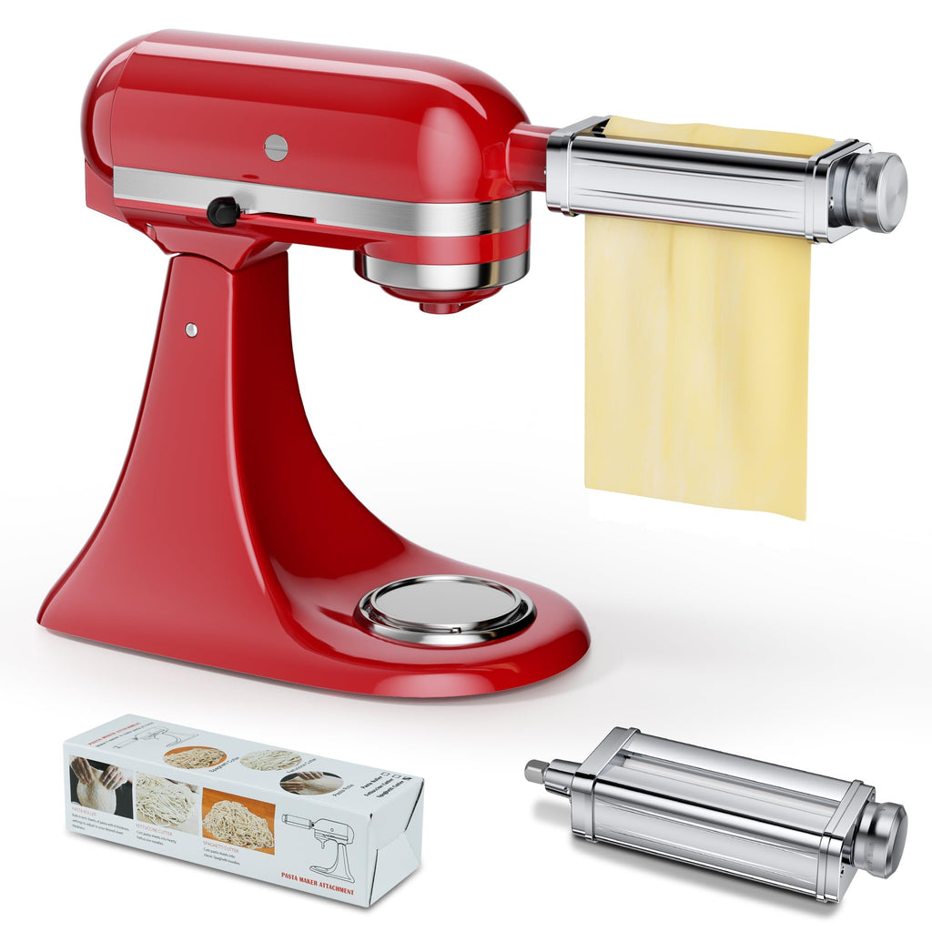 Pasta Maker Attachment for all KitchenAid Stand Mixer, including Pasta Sheet Roller
