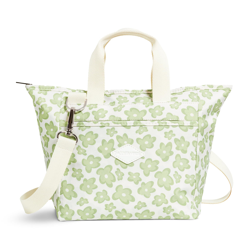 DaCosta Daily Tote Bag for Women with Zipper - Travel Tote with Pockets - Lightweight Daily, School, Laptop, Work Bag with Insulated Lining - Water Splash-Resistant Purse - Sage Floral