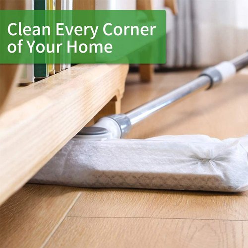 SUNRRA 200 Count Thickeded Dry Sweeping Cloths Compatible with Swiffer Pad, Strong Removal for Dust, Hair and Dander, Dry Refills Compatible with Swiffer Mop, 11 x 8.6 inch