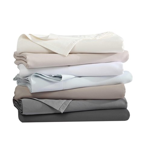 Vera Wang - Pillow Case Set, Luxury Sateen Cotton Bedding, 800 Thread Count, Soft & Smooth Bedding Set (White, Standard Pillowcases)