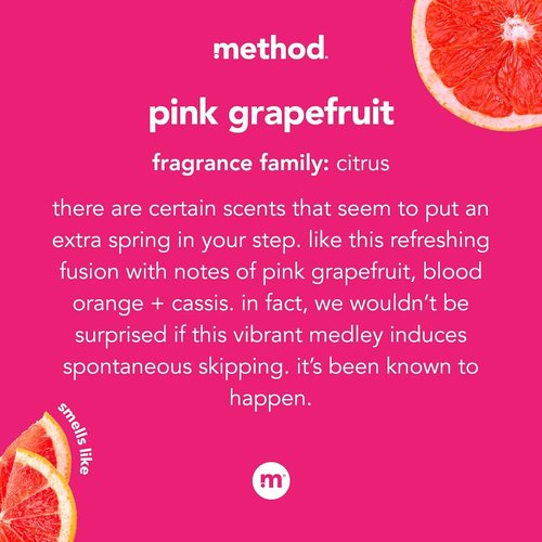 Method All-Purpose Cleaner - Pink Grapefruit Scent | Versatile for Counters, Tiles & Stone - 28 oz Spray Bottle