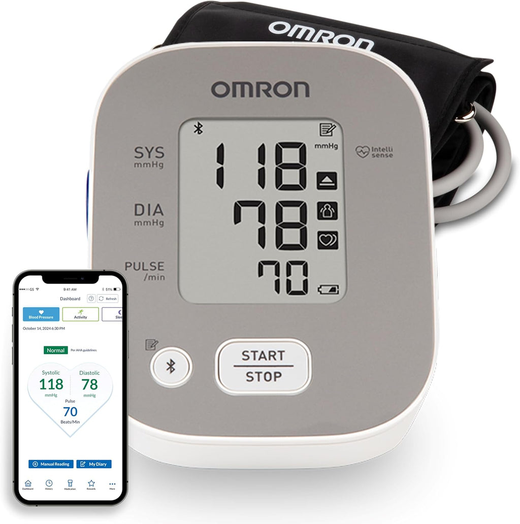 OMRON Blood Pressure Monitor - Clinically Validated Upper Arm Cuff for Home Use - Connect App Enabled