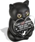 FOKCBOCM Con-Cat-ulations Gift - Encouraging Desk Decor for Graduates & Cat Lovers | Perfect for Birthdays