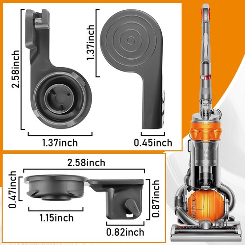 HASMX 915934-01 Brush Roll End Cap Assembly, Vacuum End Cap Assembly, Brush Roll Replacement End Cap for Dyson DC24 Vacuum Cleaner (1-Pack)