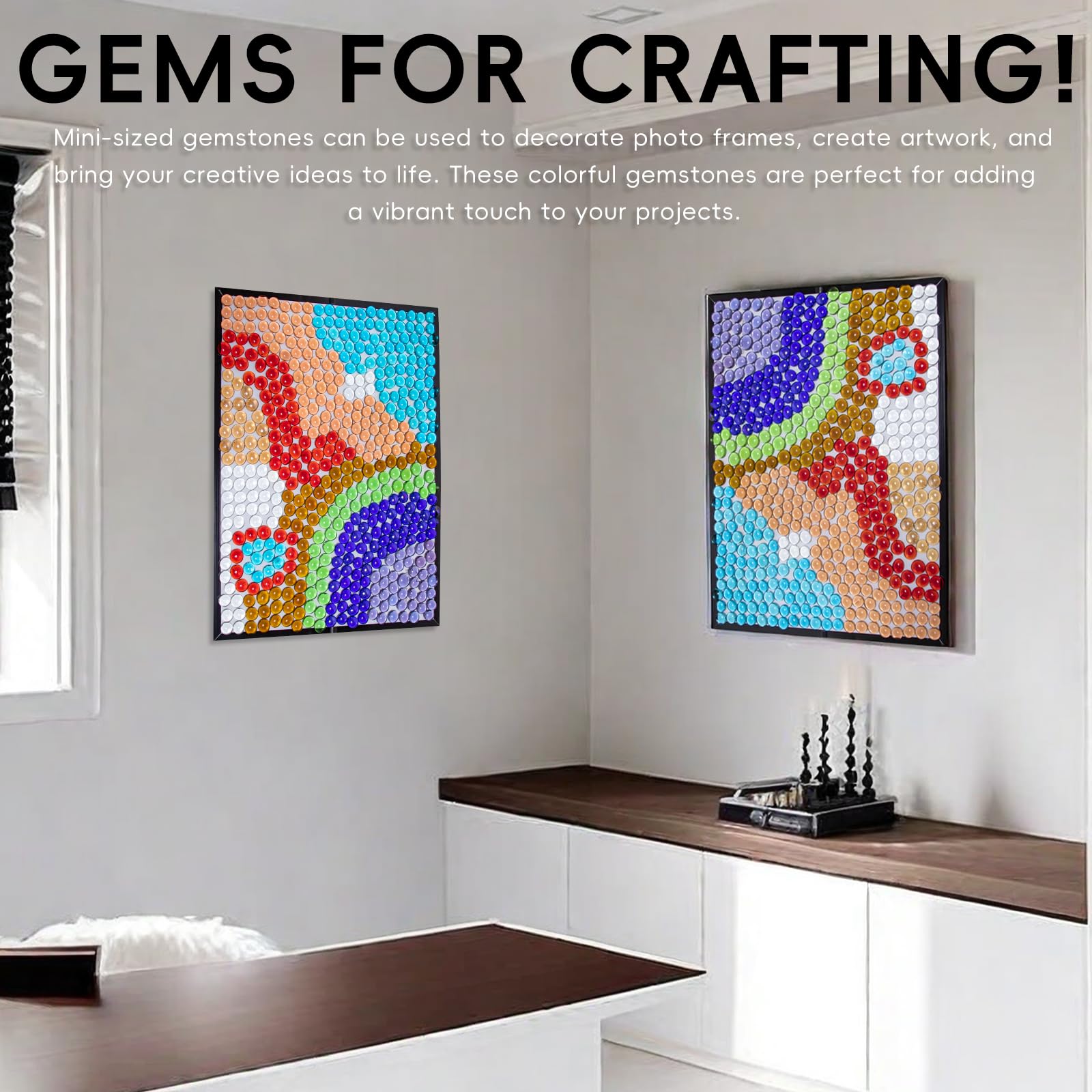 1 LB Mix Color Glass Beads, Mini Flat Glass Marbles~150PCS for Vase Fillers, Floral Bottom Mancala Gems Pebbles Fish Tank Rocks for Table Scatter Aquarium,Home Decorative Art Craft Supplies(0.5"~0.7")