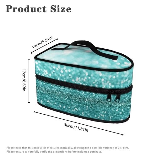 Maiyoinou Steam Iron Storage Bag with Zipper Handle Foldable Portable Iron Storage Case Protective Carrying Bag Universal for Most Iron, Starlight