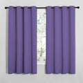 NICETOWN Blackout Curtain Panels - Thermal Insulated Grommet Drapes, Lilac Purple, 55x68 Inches (1 Pair)
