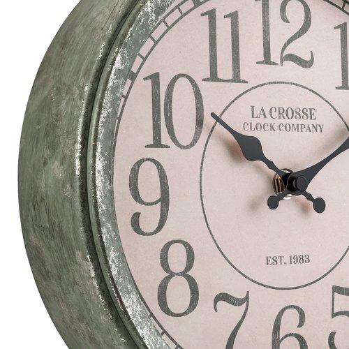La Crosse Technology Wall Clock - 12.5-inch x 9-inch x 2.1-inch - 404-3828