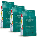Lifeboost Medium Roast Whole Bean Coffee - Low Acid Organic Coffee, Non-GMO, USDA Organic, Single Origin, Third-Party Tested for Mycotoxins & Pesticides - 12 oz, Pack of 3