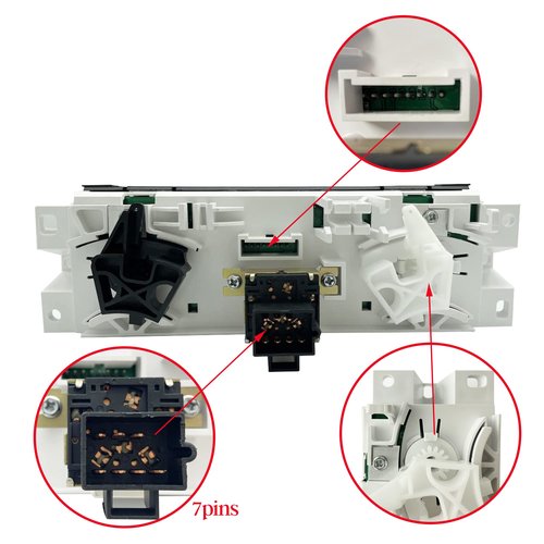 Forwinparts HVAC Heater Climate Control Module Air Conditioning Control Switch Panel for 2004-2012 Chevy Colorado GMC Canyon Replaces# 25841856 15113185 15238515 15858833 15-73870