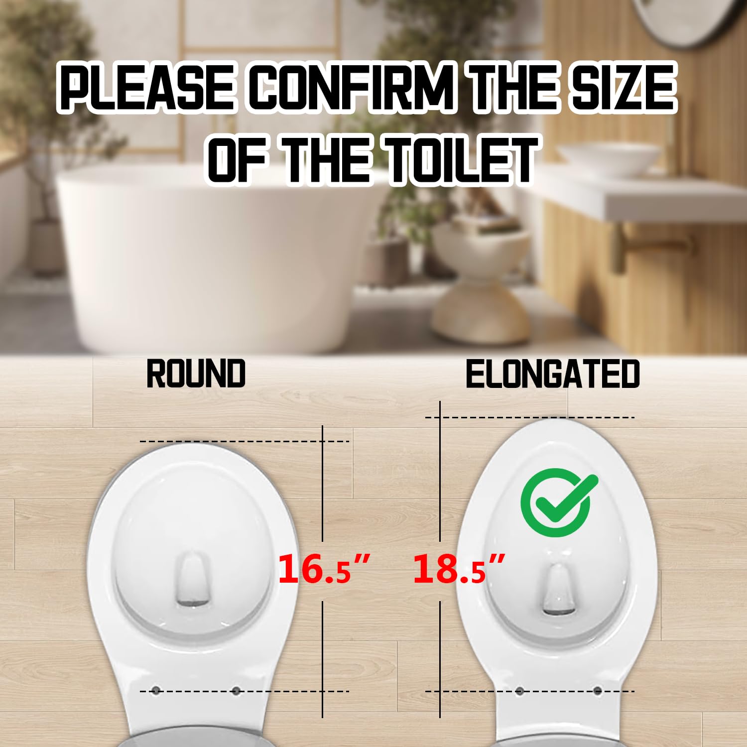 Premium Heavy-Duty Elongated (Oval) Toilet Seat (Oblong 18.5″), Soft Close & Silent, Metal Hinges, Quick-Attach Installation, Durable, Easy-Clean, White