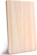 YAMASAN KYOTO UJI Japanese Hinoki Cutting Board - Small - Natural Cypress Wood Cutting Board, Kitchen Chopping Board, High Durability, Made in Japan (14.17×8.66×0.59 inch) (Small)
