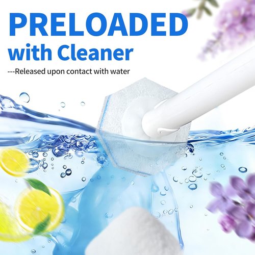 Clorox Toilet Wand Refills - 100 Count Disposable Pads with 4X Cleaning Power | Light Scent