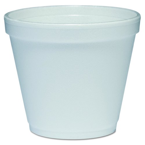 Dart 8SJ12 8 oz Foam Container (Case of 1000) White