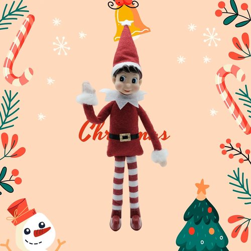LovelfStory Plush Elf Doll - Perfect Christmas Festival Gift | Adorable Holiday Decoration
