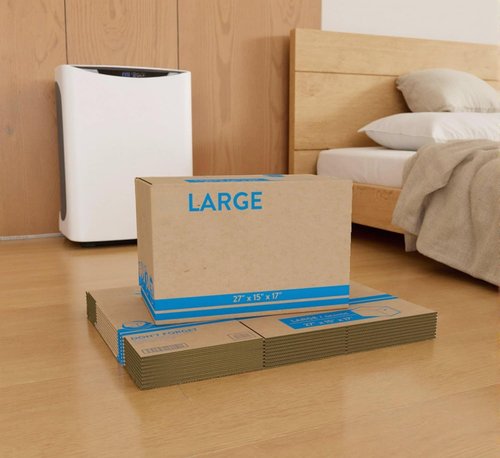 **Large Moving Boxes by [Brand Name] - Heavy Duty 27x15x17 Inch Packing & Shipping Boxes | 10 Pack for Easy Storage**