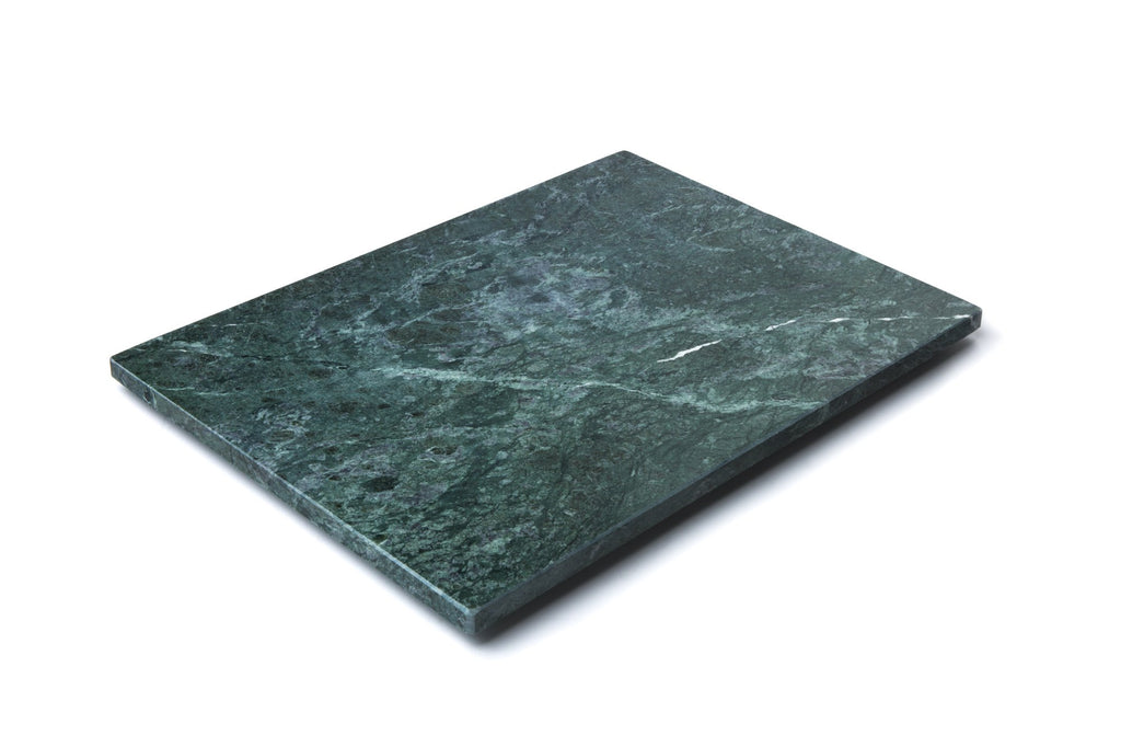 Fox Run Marble Pastry Board, Green, 12" x 16" x 0.5"