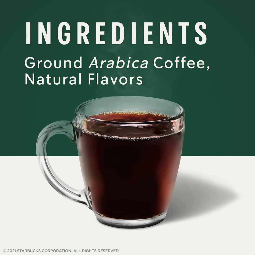 Starbucks K-Cup Coffee Pods - Vanilla Flavored Hot or Iced Coffee | 60 Count Keurig Pods
