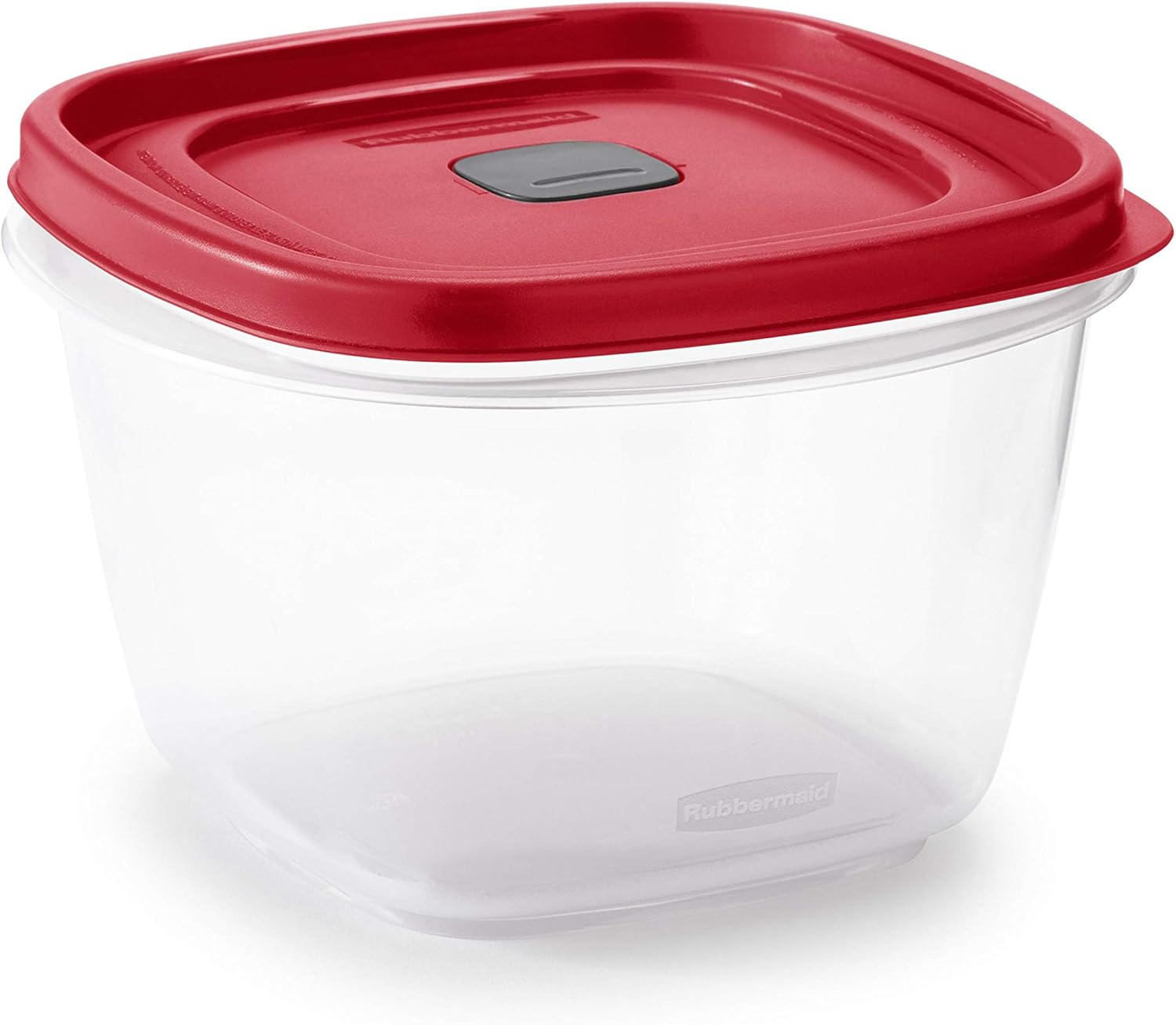 Rubbermaid Easy Find Food Storage Containers - 7-Cup Size with Vented Lid - Red Color