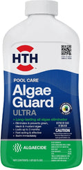 HTH 67089 Algae Guard Ultra - Long Lasting Swimming Pool Care Chemical, 32 Fl Oz