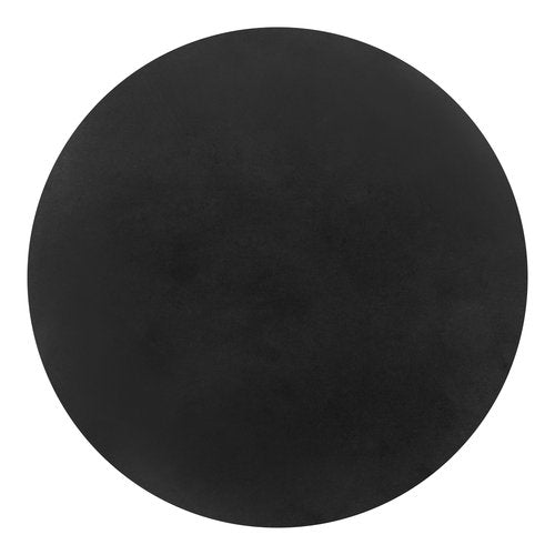 JONATHAN Y TBL1103C Kline 17.5" Mid-Century Modern Brutalist Indoor/Outdoor Accent Table Art Deco, Minimalist, Contemporary, Patio, Garden, Bathroom, Living Room, Wash Black