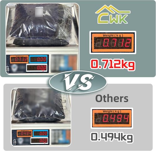 CWK 4FT Waterproof Stretch Spandex Table Cover - Elastic Fitted Tablecloth for Rectangular Tables | Wrinkle Resistant, Black