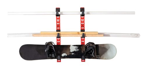 CRAFTSMAN 6-Arm, 10-Inch Deep Cantilever Rack Workshop for Wood, Lumber or Pipe Storage System, Arms Feature Anti-Marring Rubberized Coating and Roll Stops, 150-pound Capacity