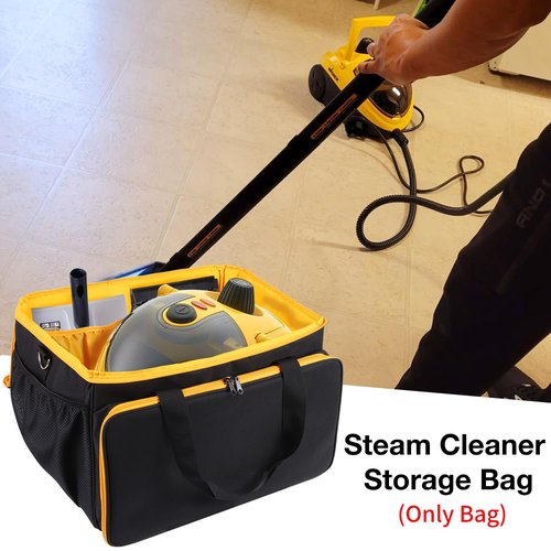 TXIYEAN Storage Bag Compatible with Wagner Spraytech C900134 Steamer Adjustable Carrying Bag Case Portable Steam Cleaner Storage Bag with Extra Pockets for Accessories, Bag Only