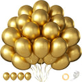 Gold Balloons | 60 PCS Metallic 12-Inch Gold Balloons for Birthday, Baby Shower & Party Decor