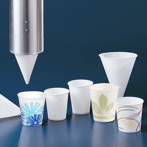 Solo 42R-2050 4.25 oz White Paper Cone Cups (Case of 5000)