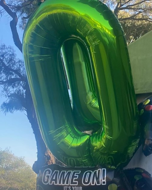 Green Number Balloons - 40 Inch 0 Number Balloons for Birthday Decorations | St. Patrick's Day Party Supplies