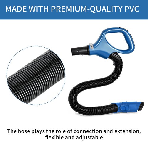 Upgraded ZU560 Replacement Hose Handle for Shark Navigator Rotator Lift-Away ZU560 Blue ZU561 ZU562 UV725 Gray UV650 CU520 Upright Bagless Vacuum Cleaners Handle