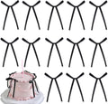 Skiennix 20 PCS Black Bow Cake Toppers - Elegant Party Decorations for Birthdays & Weddings