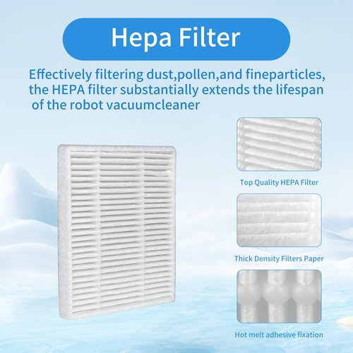 16 Pack HEPA filter Compatible with iRobot Roomba Roomba 104 105 Vac/Combo, Essential Vac 2 Q0520, Essential Y0110 Y0140 Q011 Q0120 Vacuum Cleaners