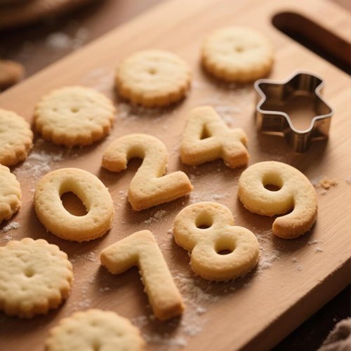 9PCS Number Cookie Cutters Set,Stainless Steel Birthday Numbers 0-8(6 Reverses to 9),3Inches Cookie Fondant Dough Numbers Kitchen Baking,for Birthday wedding family gathering Halloween Christmas Party