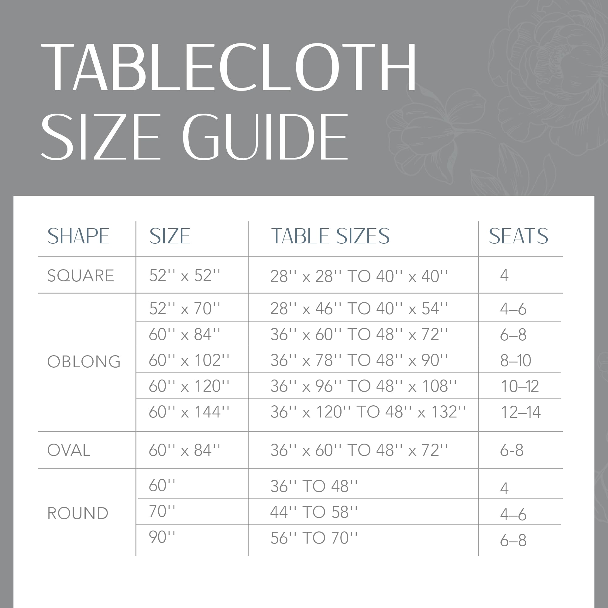Elrene Home Fashions Continental Solid Texture Water, Stain & Wrinkle Resistant Tablecloth, 90" Round, White