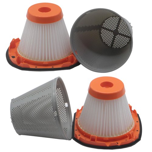 4 Pack HEPA Filters Compatible with BLACK+DECKER 20V MAX POWERCONNECT Handheld Vacuum Models BCHV001C1, BCHV001B, Fits CRAFTSMAN V20 Cordless Hand Vac CMCVH001B, Compare to Part# N900287