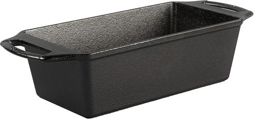 Lodge Seasoned Cast Iron Loaf Pan - Pre-Seasoned Bakeware for Even Browning - 8.5 Inches, PFAS-Free