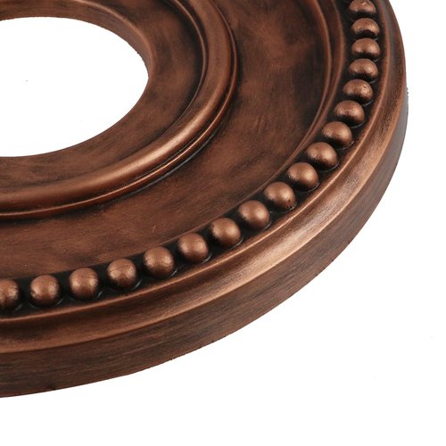Crapyt Home Lighting Ceiling Medallions Ceiling Fan Medallion for Light Fixtures 12.4"OD x 3.94"ID Bronze