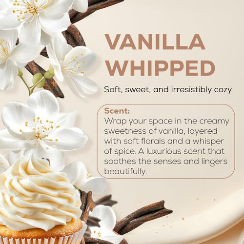 Aroma Country Whipped Vanilla Diffuser Oil - Luxury Essential Oil for Long-Lasting Home Fragrance | 8.5 Fl. Oz