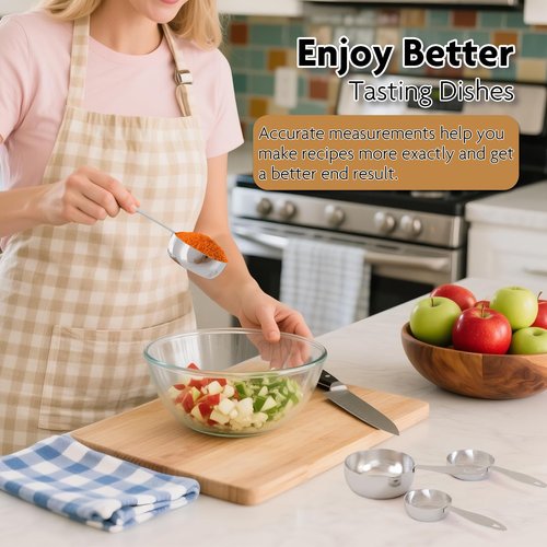 LEIFENY 1PCS 1Cup(250ml) Stainless Steel Measuring Cup, Heavy-duty Single Metal Scoop for Wet and Dry Ingredients, Great Kitchen Gadgets for Cooking