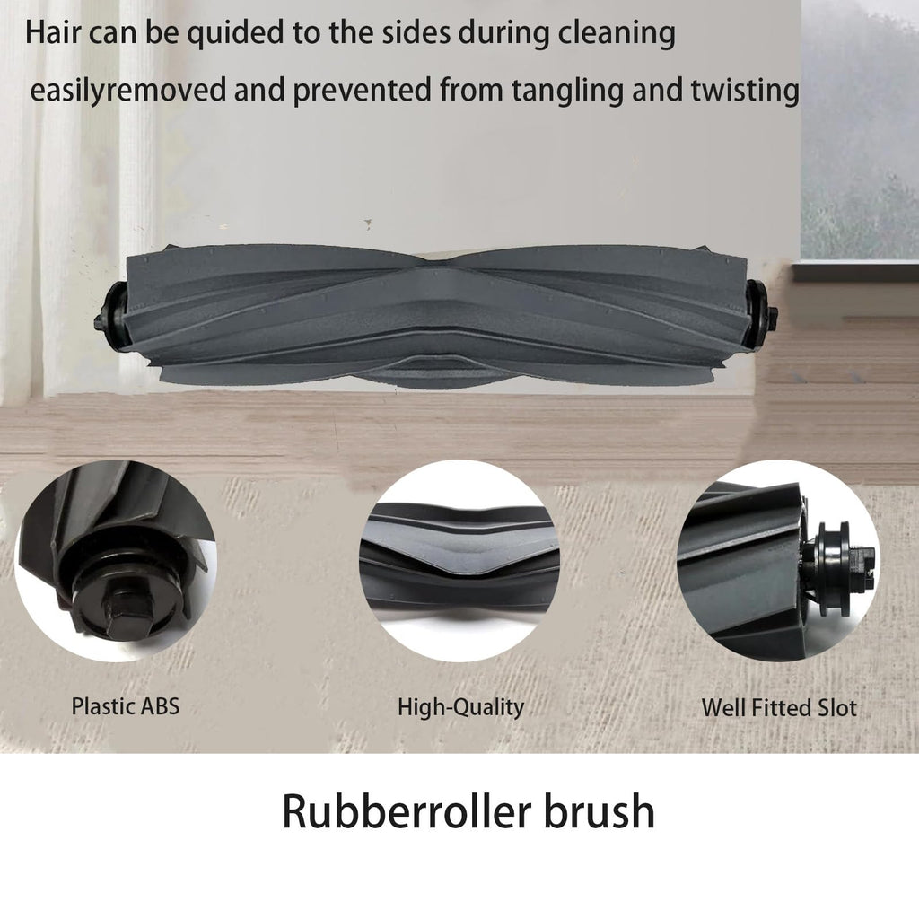 Replacement Parts for MOVA P50 Pro Ultra: MOVA P10 Vacuum Cleaner 18pcs Accessories kit, 2 Main Brushes 4 Filter 4 Dust bag 4 Side Brushes 4 Mop Pads