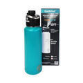 GoMist Misting & Drinking Bottle | Rechargeable Mist & Sip Water Bottle | Quick Charge USB-C Port | 2-Speed Mist Function | Stainless-Steel Double Wall Insulation, 40 oz (Marine Teal)