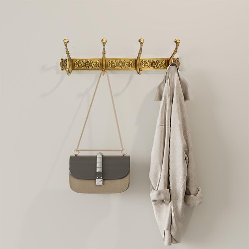 QULYEA Coat Rack Wall Mount,Vintage Wall Hooks Coat Hooks Antique Towel Racks for Bathroom Entryway Wall Mounted CoatRack Clothes Heavy Duty