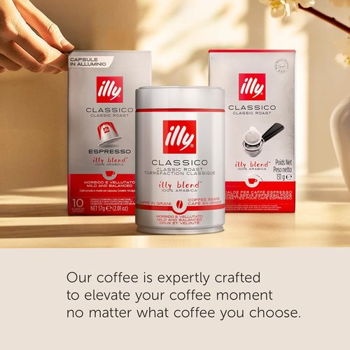 Illy Coffee K-Cup Pods - Intenso Dark Roast 100% Arabica | Premium Italian Coffee, 32 Count