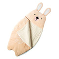 MindWare Oh So Fun! Bunny Sleeping Bag – Child Sleeping Bag for Kids Ages 3 & Up