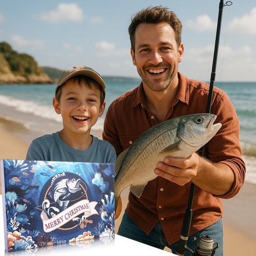 Labeol Advent Calendar 2025 - 24 Days of Unique Fishing Tackle Surprises | Perfect Xmas Gift for Fishing Enthusiasts